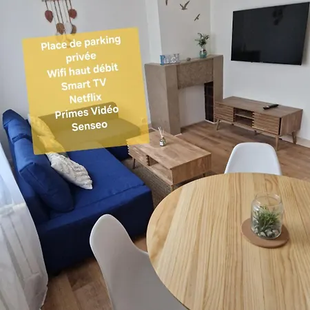 Apartament Caprices Des Vagues - A 300 M De La Et A 4 Kilometres De Nausicaa, Place De Parking Privee, Eau Douce, Netflix, Primes Video, Wifi Debit *