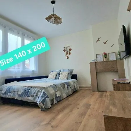 Escapade Bord De - Terrasse & Parking Prive, A 300 M * Ле-Портель